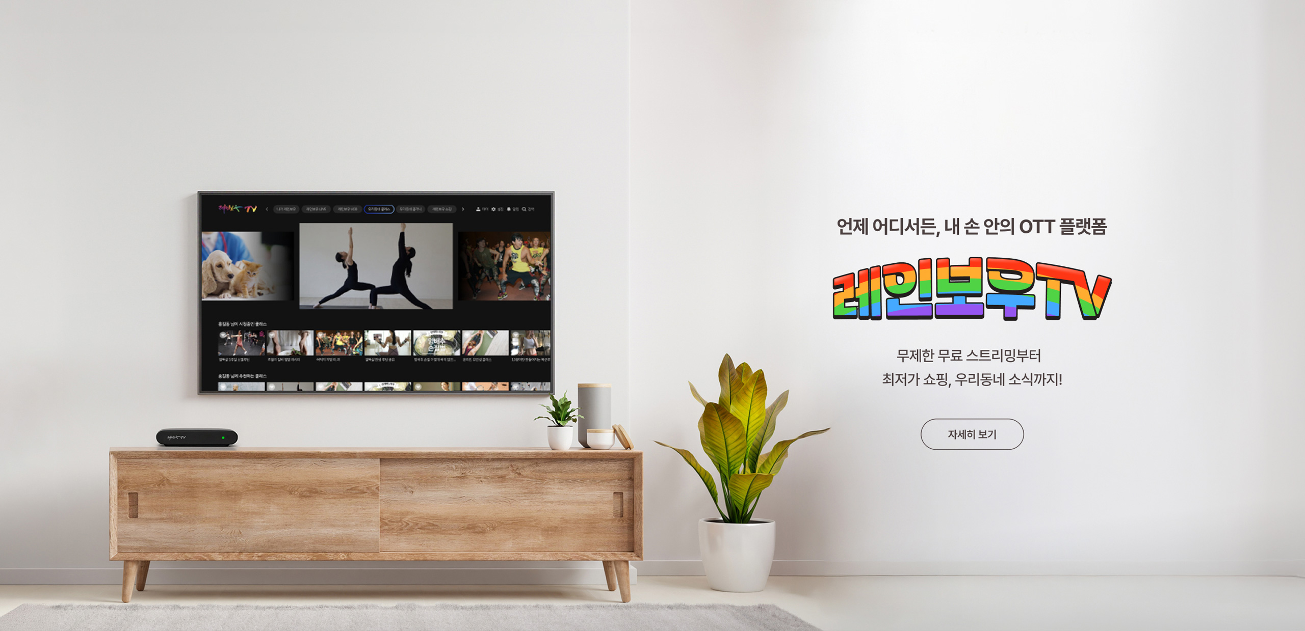 레인보우TV 회원가입 바로가기